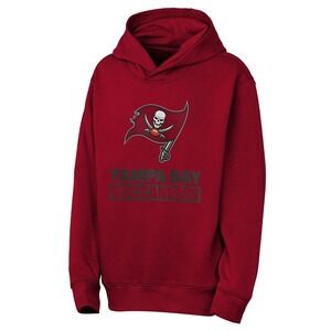 Outerstuff Red Tampa Bay Buccaneers Back to Basics Hoodie Youth Medium